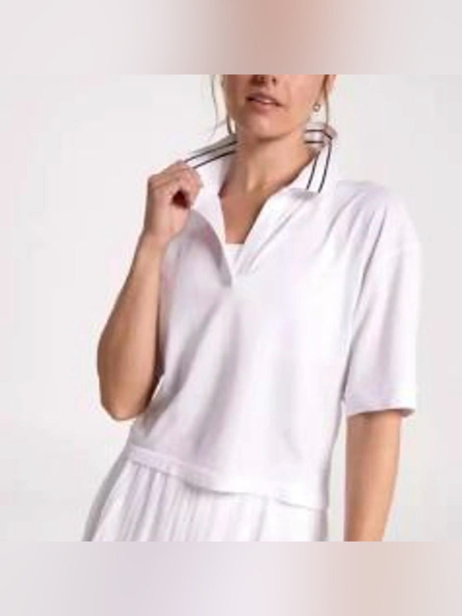 Calia Women's Seamless Polo White Xl Nwt